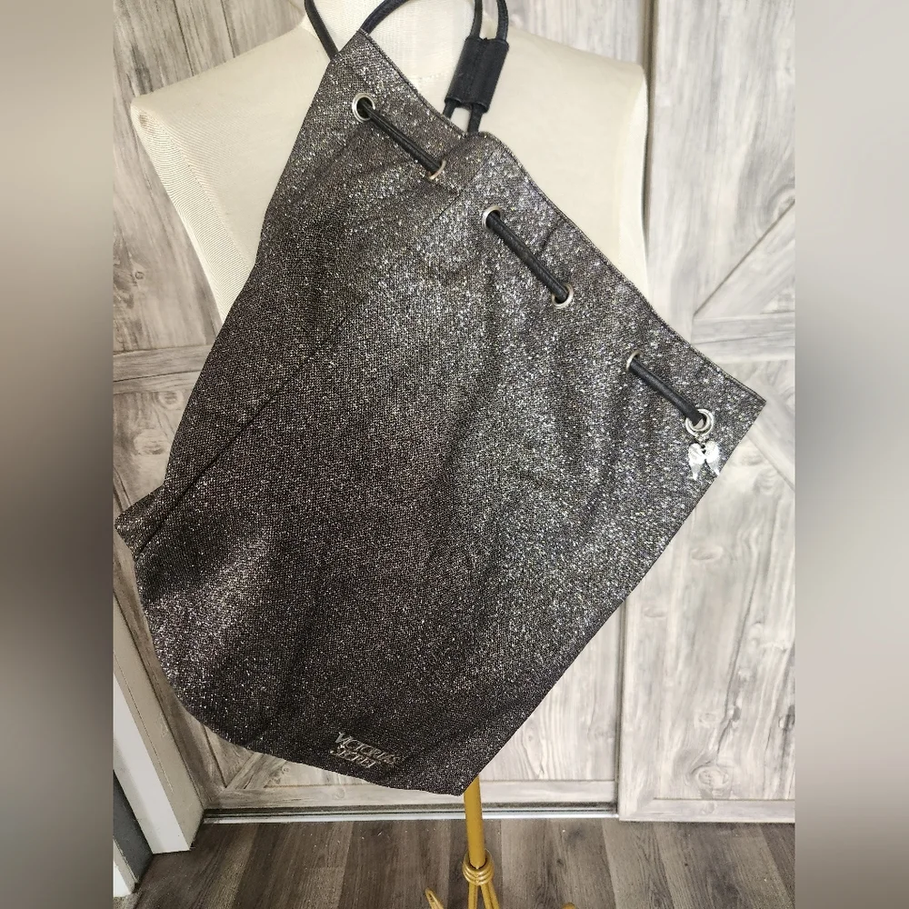 Victoria's Secret Shimmering Silver Tote - Picture 2 of 8